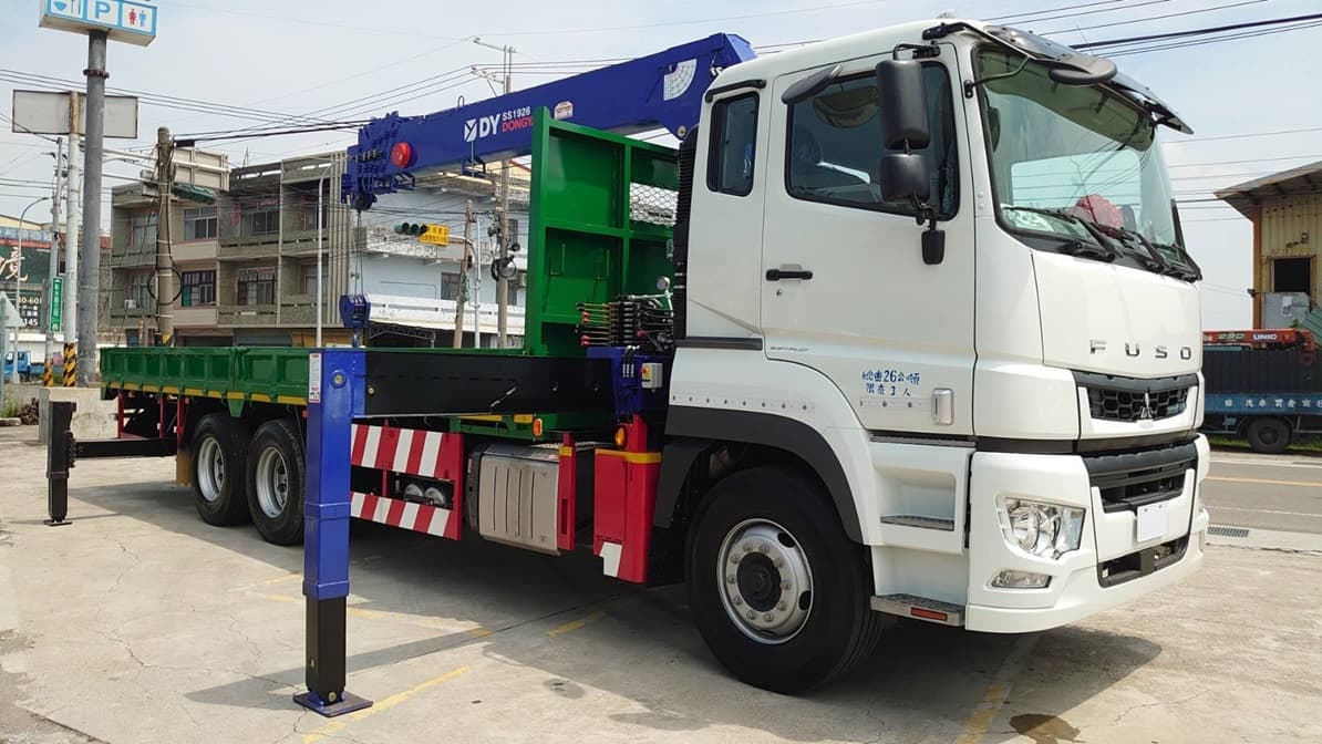 [已售出]大貨車附加吊桿[26噸][FUSO][2024]