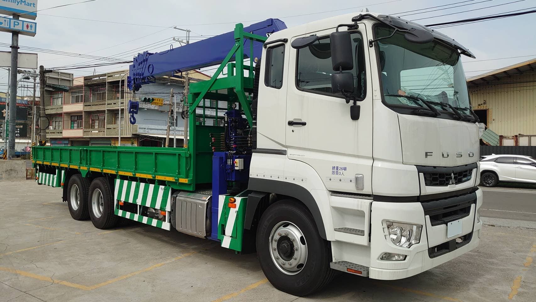 [已售出]大貨車附加吊桿[26噸][FUSO][2023]